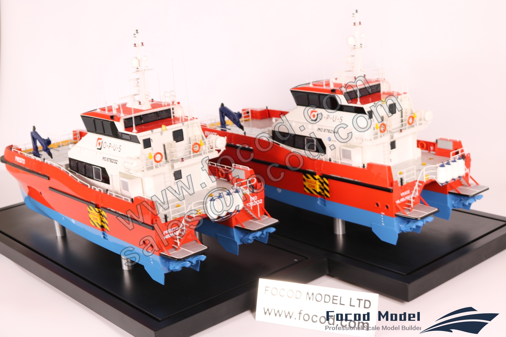 customized model of 27.5m双体工作船